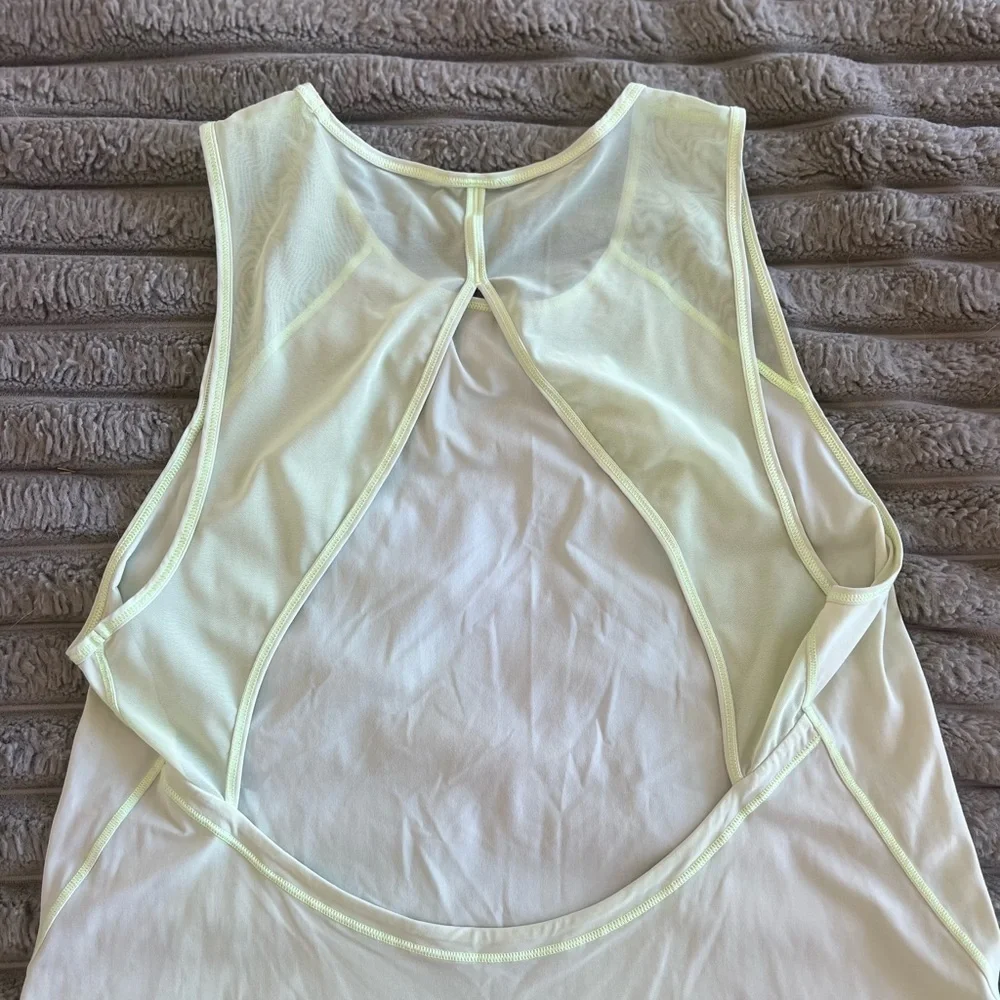 Lululemon Yellow Long Line Tank- M